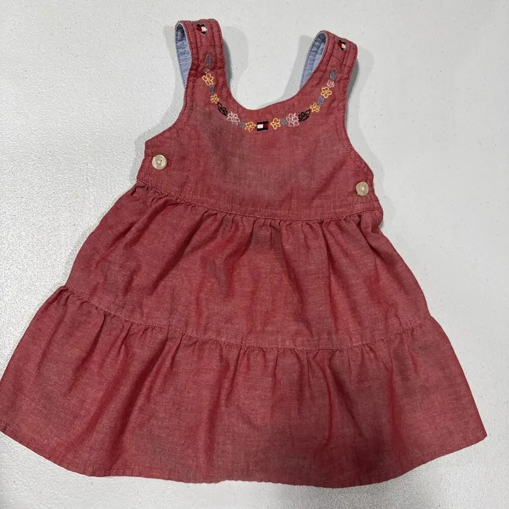 Lot of 5 Baby Girl 3-6M Dress, Bodysuits, Skort & Shorts Gap, Tommy H. & More